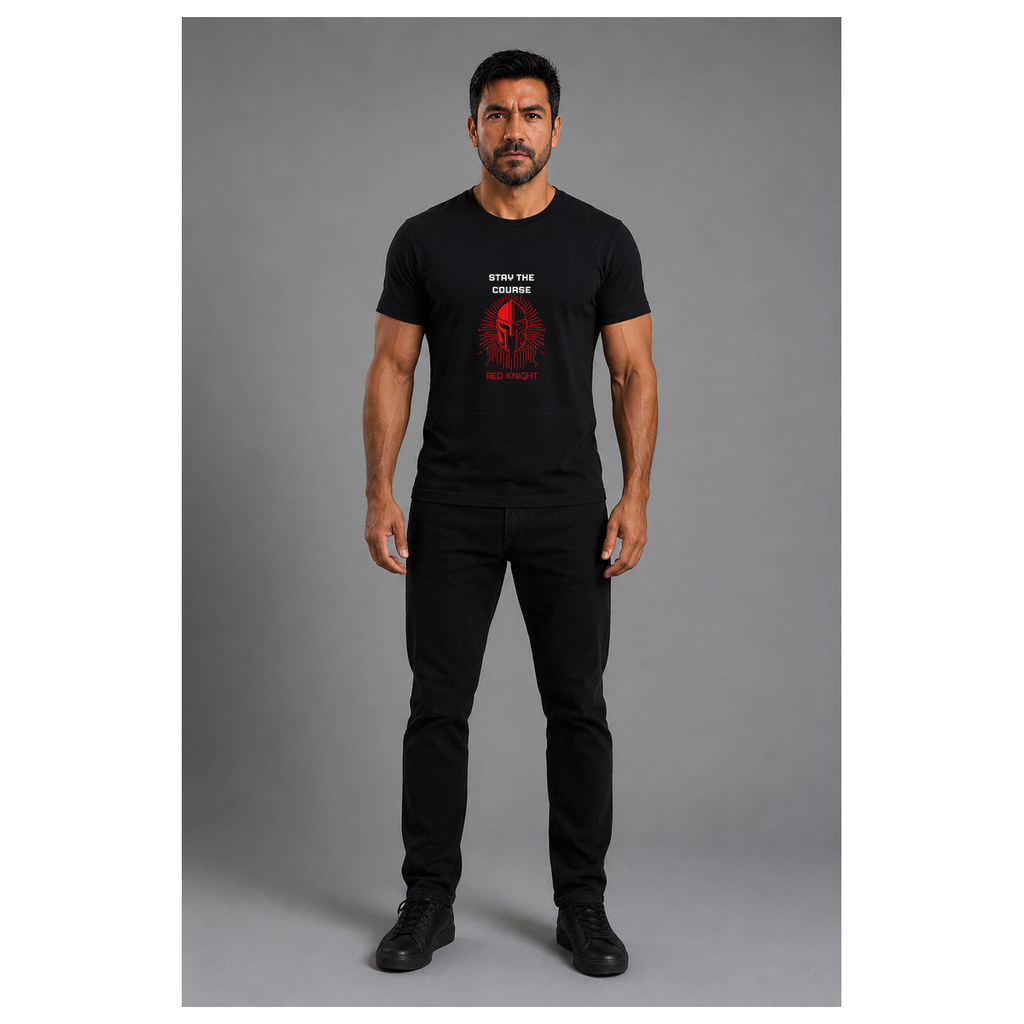 Iron Will graphic tee - Red Knight Apparel front view
