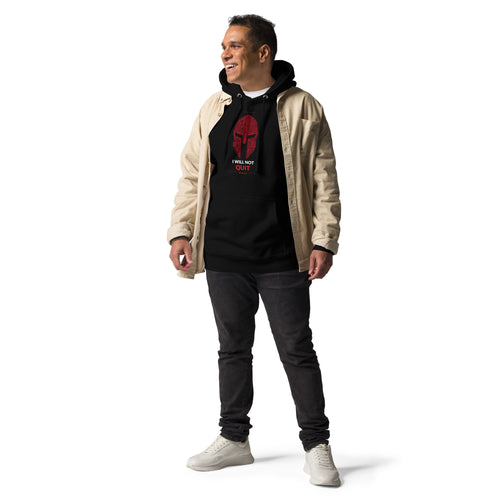 Red Knight pullover hoodie - front view