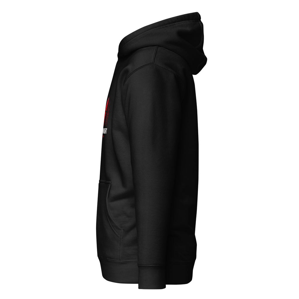 Red Knight pullover hoodie - lifestyle